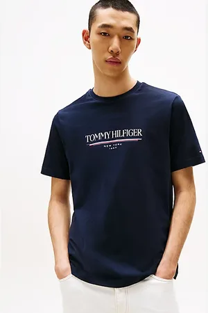 Tommy Hilfiger T-shirt z okrągłym dekoltem i logo