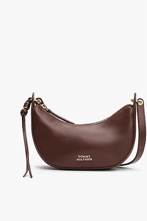 Tommy Hilfiger Skórzana torebka crossbody z logo