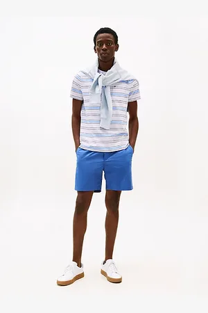 Tommy Hilfiger Szorty Mercer z materiału o fakturze papieru