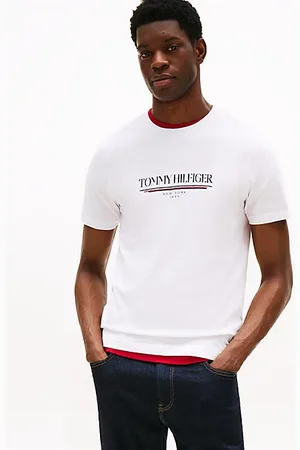 Tommy Hilfiger T-shirt z okrągłym dekoltem i logo