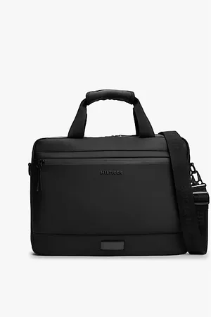 Tommy Hilfiger Torba na laptop z teksturowanym logo