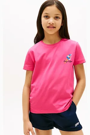 Tommy Hilfiger T-shirt z grafiką z tyłu