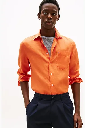 Tommy Hilfiger Koszula z czystego lnu o regularnym kroju