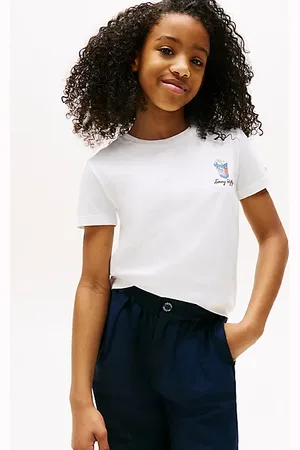 Tommy Hilfiger T-shirt z grafiką z tyłu