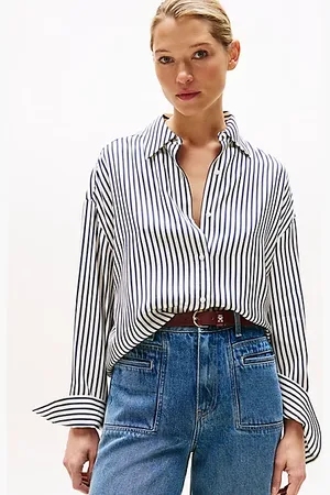 Tommy Hilfiger Koszula oversize z regulowanymi mankietami