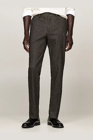 Tommy Hilfiger Spodnie Smart Casual o melanżowym splocie