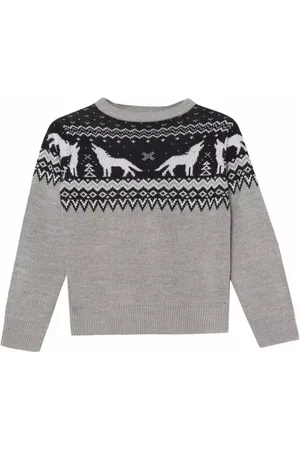 Top Secret Chłopięcy sweter w świąteczny wzór