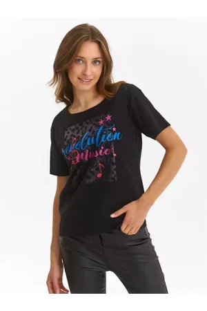 Top Secret T-shirt ze zwierzęcym printem