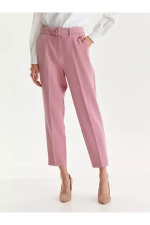 Top Secret Eleganckie spodnie damskie z paskiem