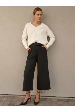 Top Secret Sweter oversize z dekoltem w serek