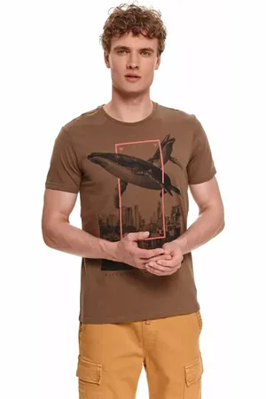 Top Secret T-shirt męski z nadrukiem