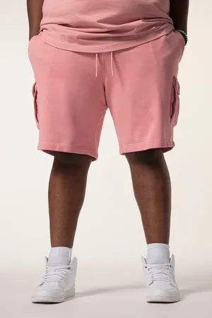 STHUGE Bojówki bermudy , elastyczny pas, dzianina dresowa, elastyczny krój, do rozm. 8XL