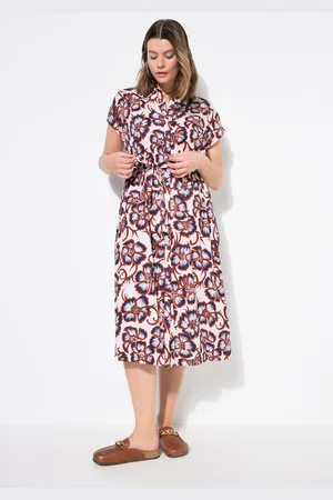 STUDIO UNTOLD Sukienka maxi, oversize, nadruk w kwiaty