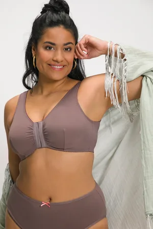 Ulla Popken Bustier, zapięcie z przodu, miseczka C/D