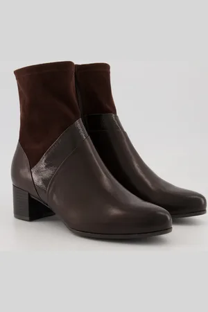Ulla Popken Buty do kostki Caprice, zamek błyskawiczny, wymienna wkładka, szerokość G