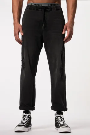 STHUGE Dżinsy FLEXLASTIC®, denim, efekty zniszczenia, vintage, do 8 XL