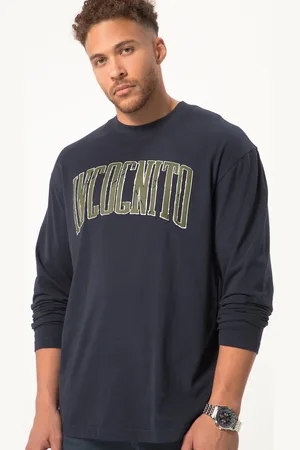 STHUGE Koszulka z długim rękawem , oversize, nadruk na piersi, w rozm. do 8XL