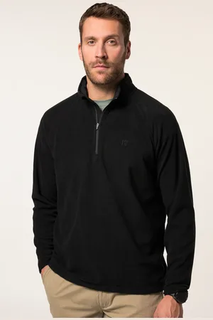 JAY-PI Półgolf z polaru , outdoorowy, Belly Fit, kołnierz z zamkiem, do rozm. 7XL