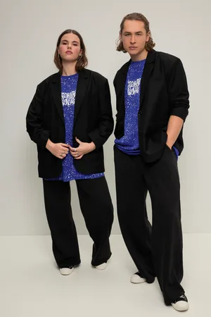 STUDIO UNTOLD Marynarka, oversize, zapięcie na guziki z tyłu, klapy, długie rękawy, unisex