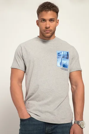 STHUGE T-shirt , nadruk, okrągły dekolt, rękaw 1/2, do rozmiaru 8 XL