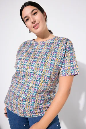 STUDIO UNTOLD T-shirt, krój oversize, graficzny nadruk, rękaw 1/2