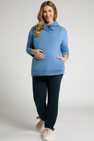 Ulla Popken Bluza Bellieva, uatwia karmienie piersi, linia litery A, kaptur, dugi rkaw