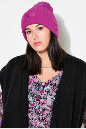 STUDIO UNTOLD Beanie, czapka, prążkowana dzianina, naszywka, unisex