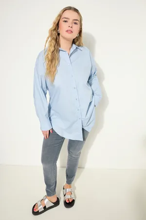 STUDIO UNTOLD Bluzka, oversize, zapięcie na guziki z tyłu, długie rękawy