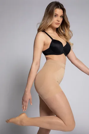Ulla Popken Rajstopy modelujące sylwetkę, 20 den, satynowy połysk