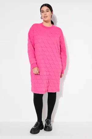 STUDIO UNTOLD Sukienka mini z dzianiny, oversize, pikowanie HEART