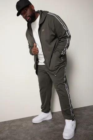 STHUGE Spodnie dresowe , elastyczny pas, krój modern, do 8 XL
