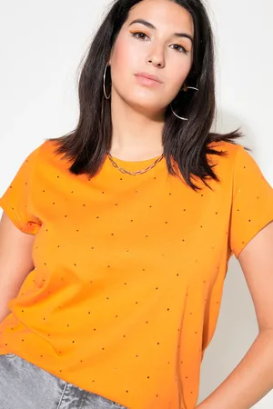 STUDIO UNTOLD T-shirt, klasyczny krój, błyszczące koraliki
