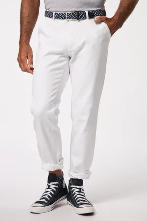 JP 1880 Chinosy, krój maskujący Belly Fit, prosty krój, Flatfront, do rozm. 72