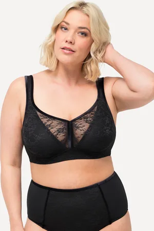 Ulla Popken Biustonosz minimizer, miseczki typu spacer, bez fiszbin, miseczka C-E
