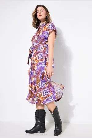 STUDIO UNTOLD Sukienka maxi, oversize, nadruk paisley