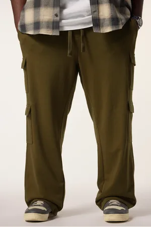 STHUGE Dresowe bojówki , krój baggy, elastyczny pas, kieszenie cargo, do rozm. 8 XL