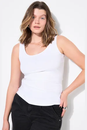 STUDIO UNTOLD Top basic, szeroki dekolt, elastyczny dżersej