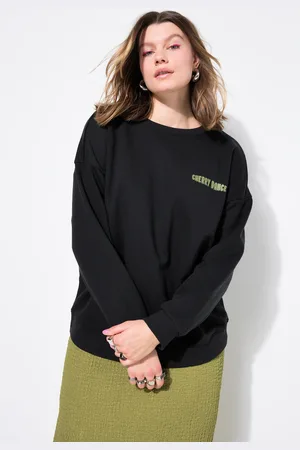 STUDIO UNTOLD Bluza, oversize, nadruk w wisienki