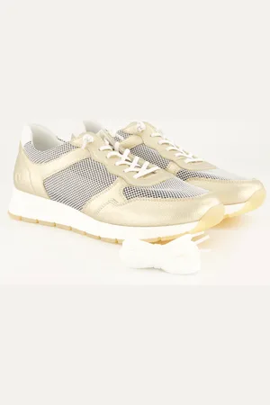 Ulla Popken Skórzane sneakersy, Remonte x Elizabeth Hurley, zamek, tęgość G
