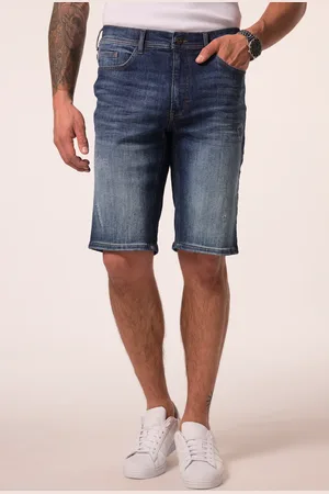 JP 1880 Bermudy dżinsowe, FLEXNAMIC®, denim, prosty krój, 5 kieszeni, do rozm. 72