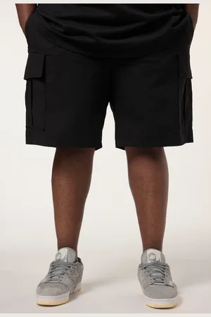 STHUGE Bermudy bojówki , krój baggy, elastyczny pas, rozm. do 8 XL