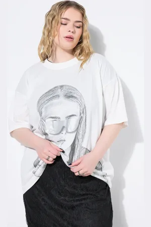 STUDIO UNTOLD T-shirt, oversize, kobieca głowa