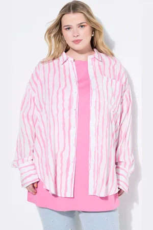 STUDIO UNTOLD Bluzka koszulowa, oversize, w paski