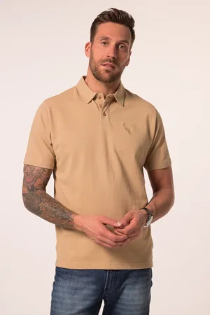 JP 1880 Koszulka polo , styl ludowy, rękaw 1/2, pika, haft w stylu ludowym, do rozm. 8XL