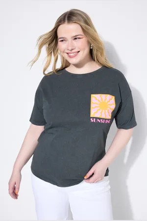 STUDIO UNTOLD T-shirt, kształt oversize, duży nadruk, styl vintage