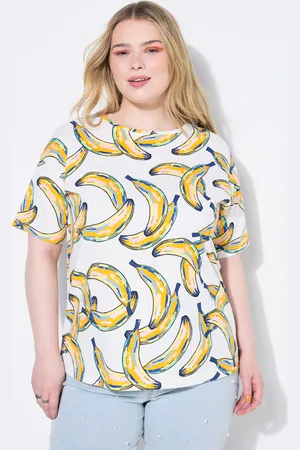 STUDIO UNTOLD T-shirt, oversize, nadruk w banany
