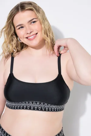 STUDIO UNTOLD Góra od bikini, miękkie miseczki, pas pod biustem z haftem
