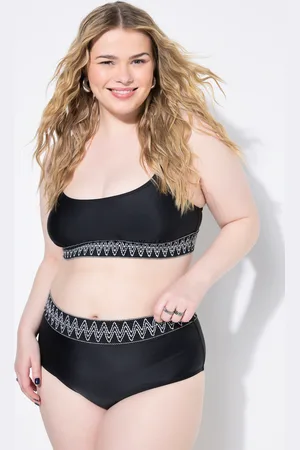 STUDIO UNTOLD Figi od bikini, wysoki stan, pas z haftem