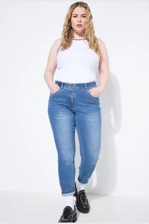 STUDIO UNTOLD Jeansy skinny, wysoki stan, efekt sprania, 5 kieszeni