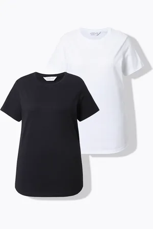 STUDIO UNTOLD Długi t-shirt w dwupaku